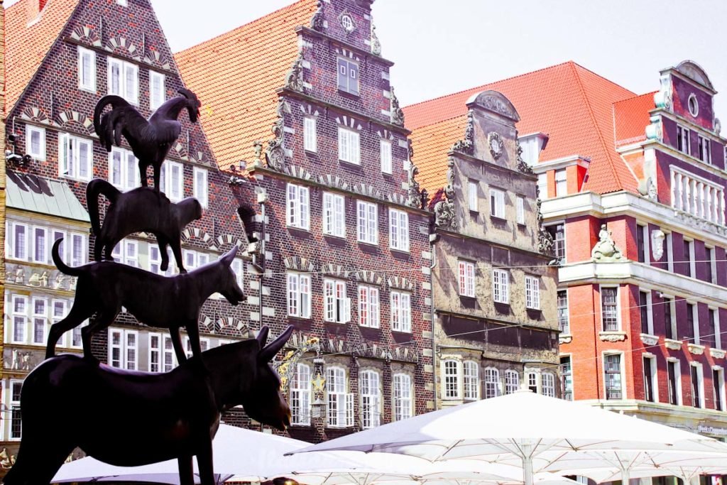 Bremen Germany Grimms Brother fairytales - Musicians of Bremen