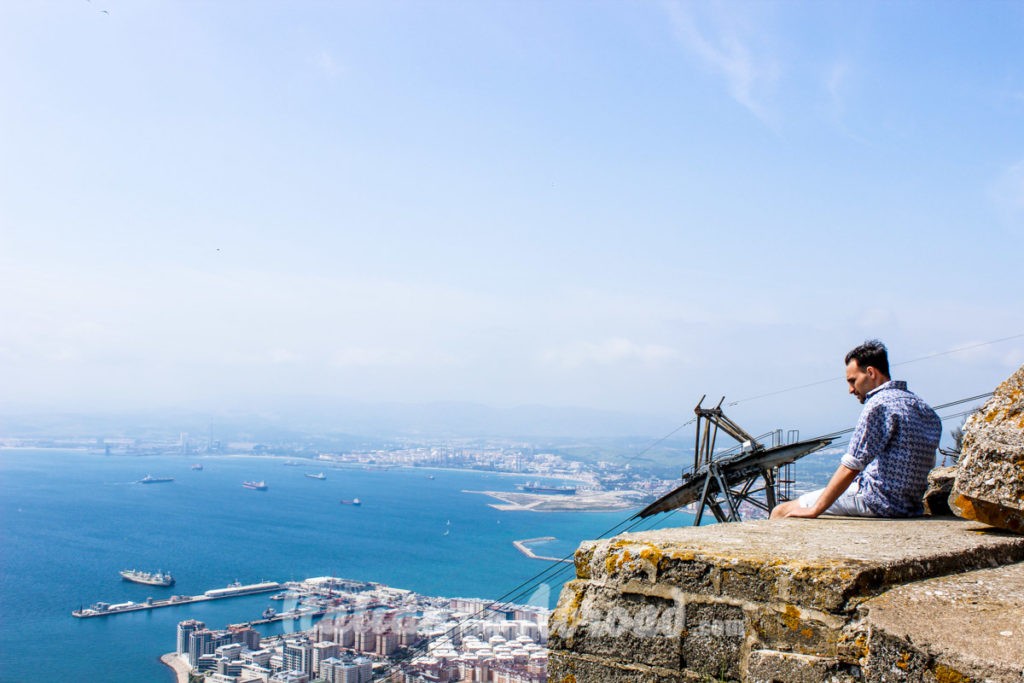 Gibraltar viewpoint from the top of the rock