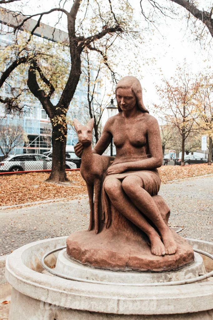 Bratislava statue across the city centre - Incredible things to do in Bratislava 