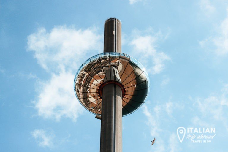 Brighton seascape -i360 attraction in Brighton