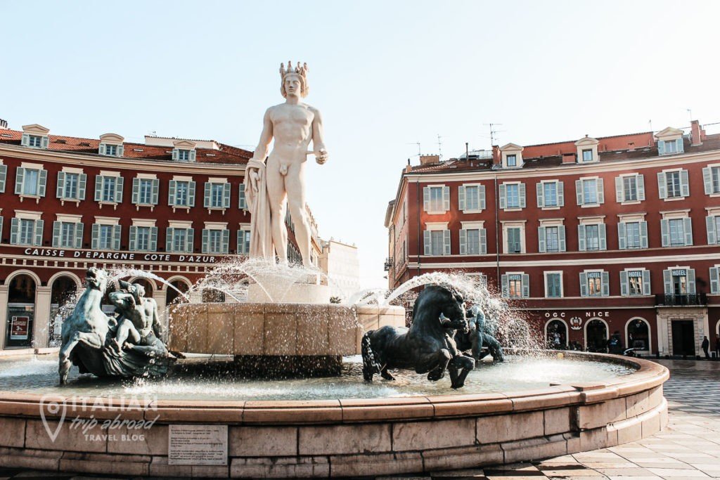 One day in Nice France itinerary - Apollo Statue