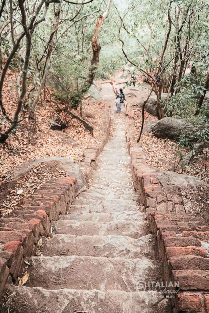 Pidurangala Rock Hike - Hard road path