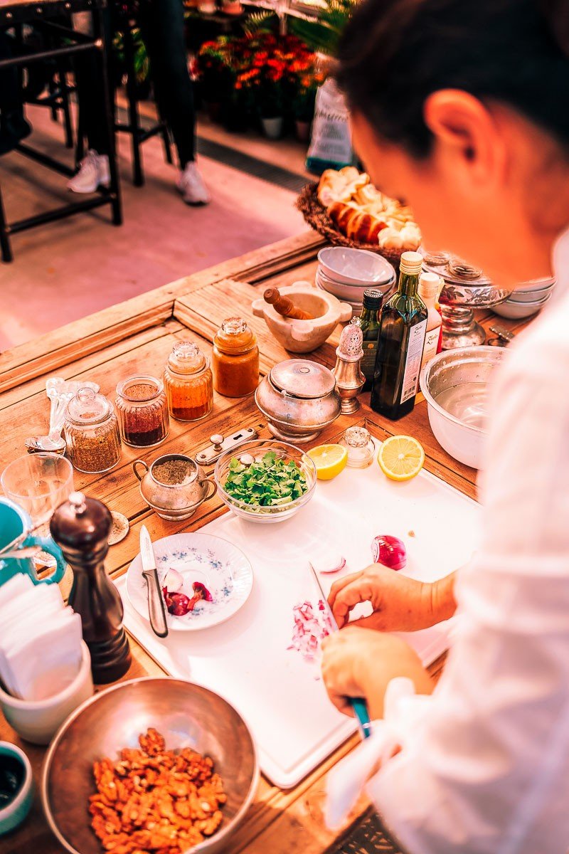 Vegan friendly cooking class in Florence ingredients