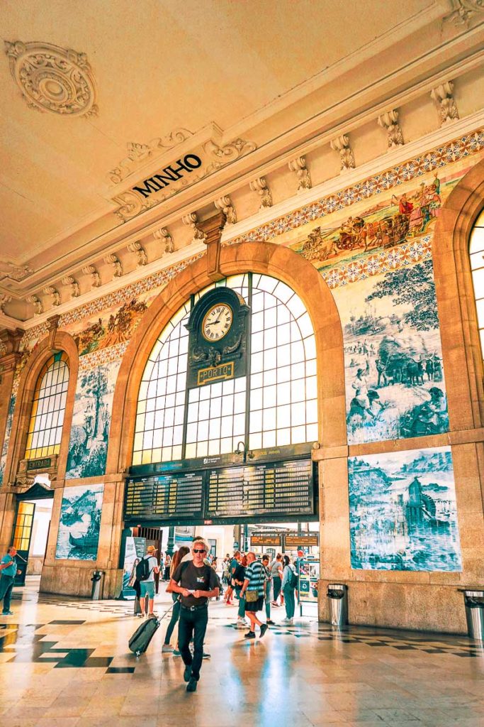 How to spend one day in Porto | Portugal 10 Sao Bento Train Station in Porto - Portugal, one of the most beautiful train stations in the world