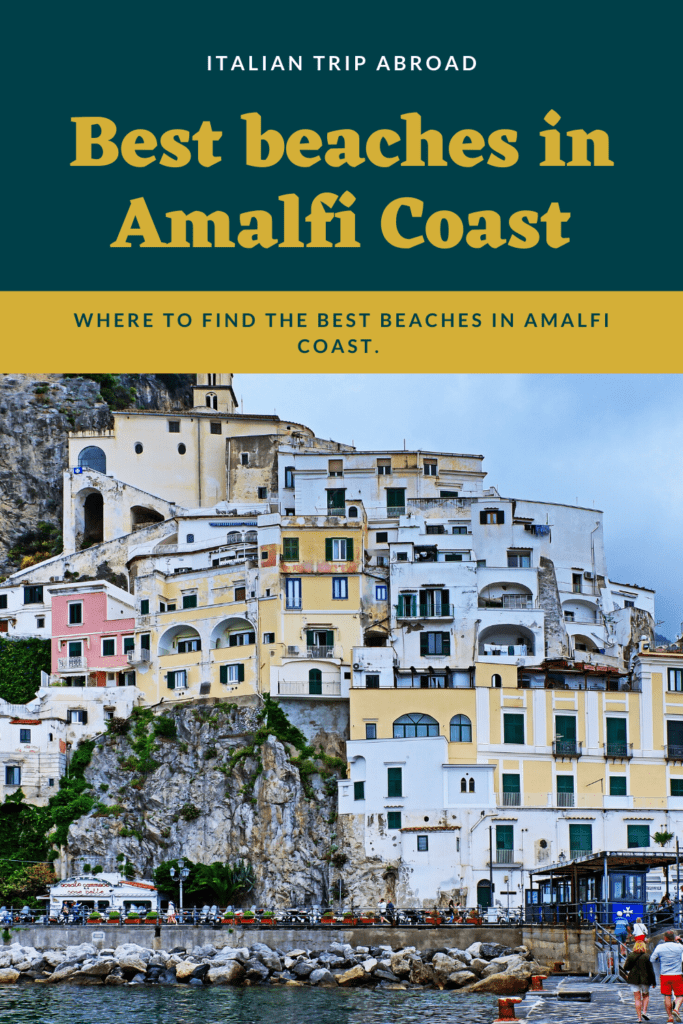 Best beaches in Amalfi Coast Italy 