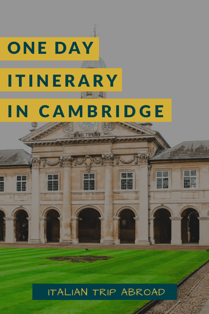 One day itinerary in Cambridge