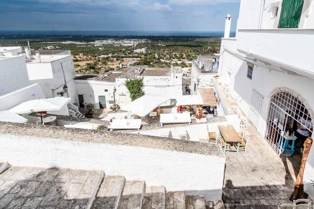 Ostuni stairs toward the Salento