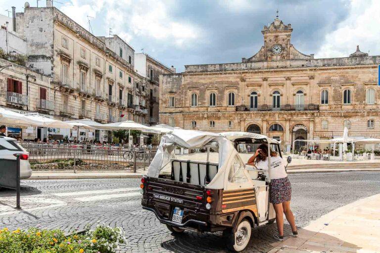 Tour of Ostuni in Ape Car