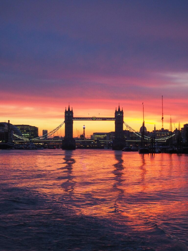 Tower Bridge sunset spot