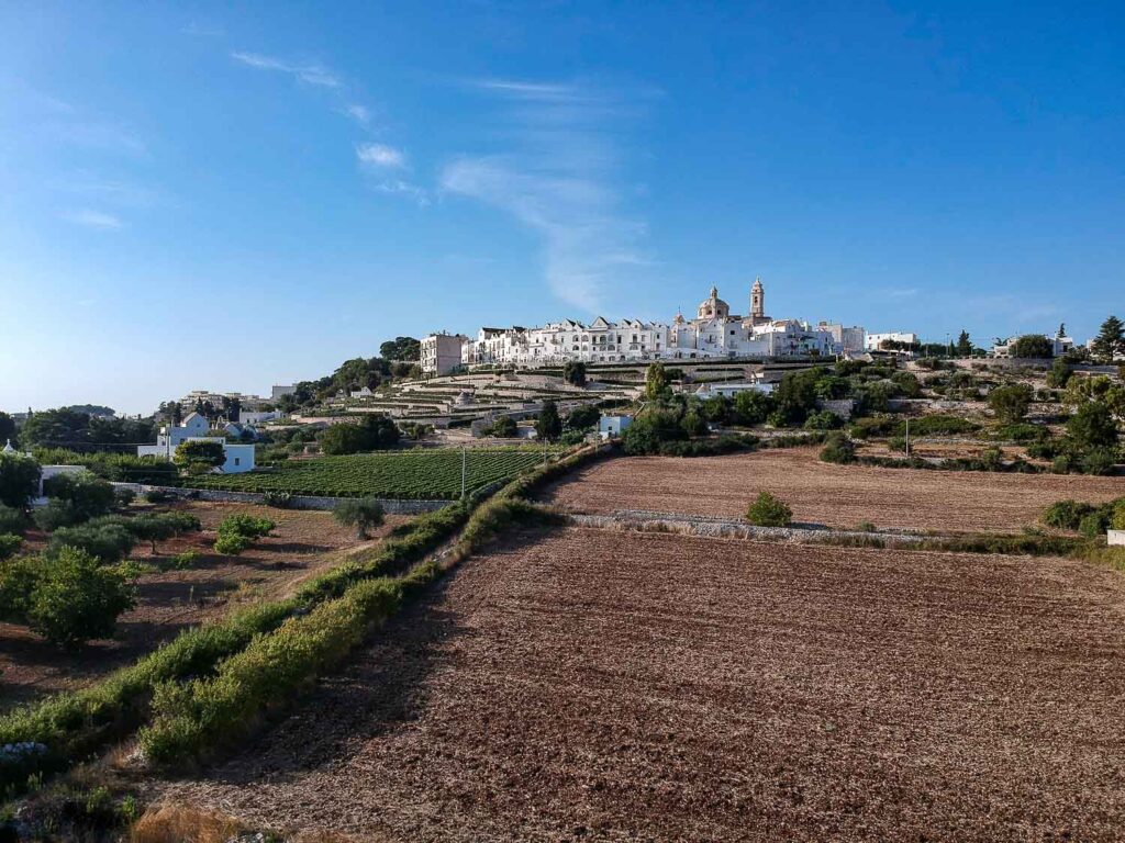 A detailed guide to Locorotondo, Puglia Italy | Top 10 things to do in Locorotondo 6 The landscape view of Locorotondo the white town of Puglia
