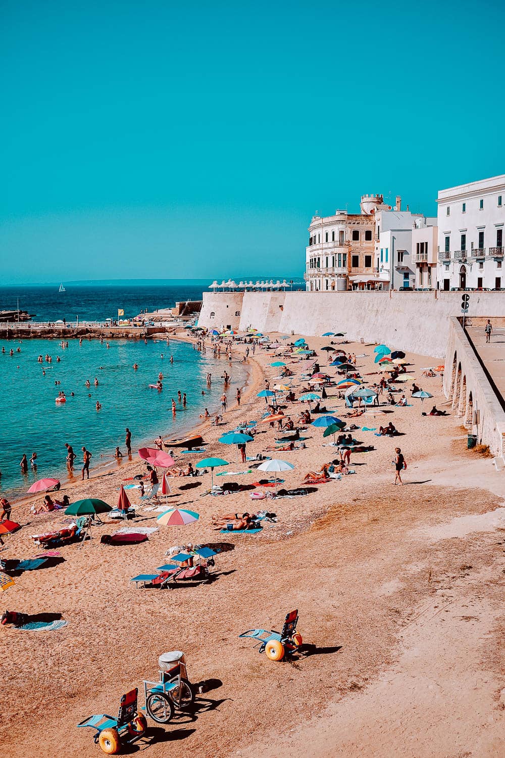 Puglia beaches in Gallipoli Salento Coast