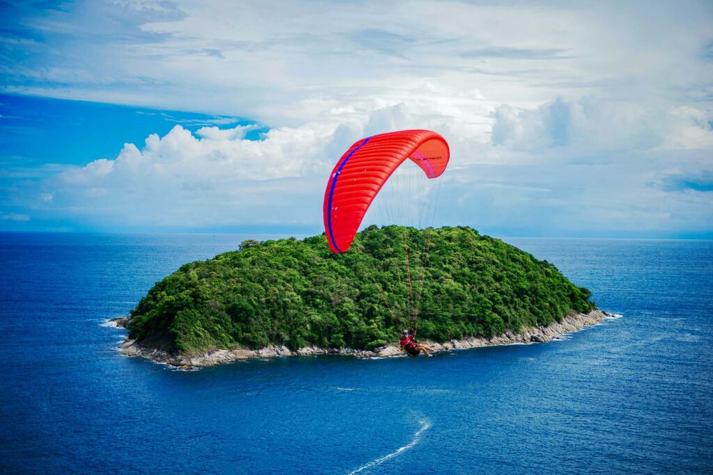 Parasailing is one of the best activities in Thailand - Parasailing in Phuket water sports activities