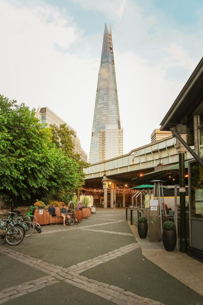 26 Cool Things to do around London Bridge 13 London Birdge things to see - The Shard view from the borough Market