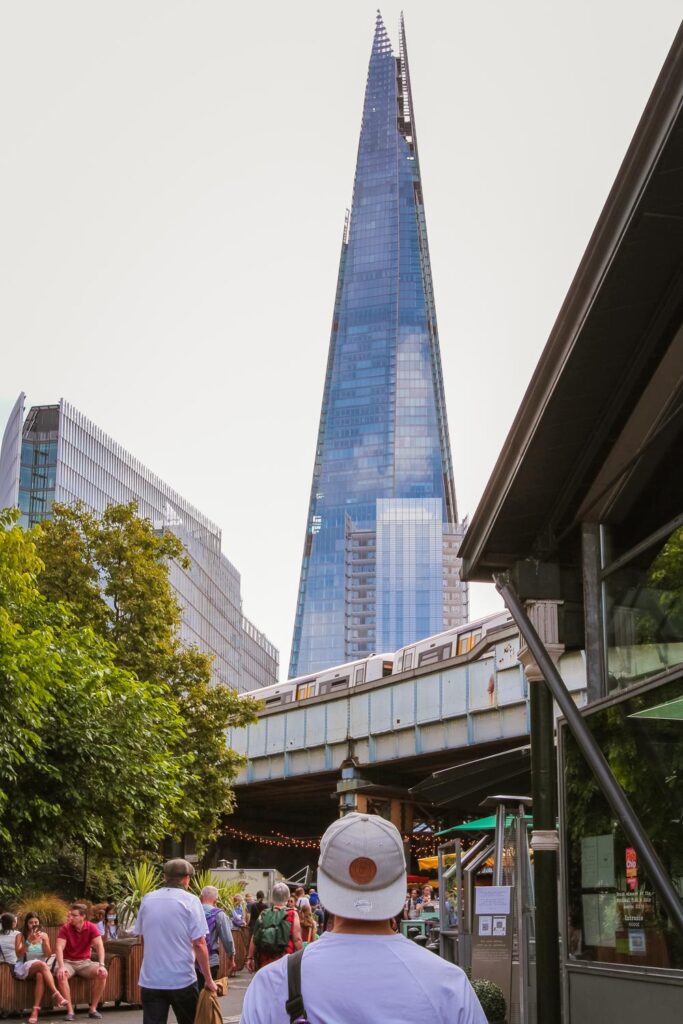 26 Cool Things to do around London Bridge 14 The Shard view from Borough Market - London Bridge area