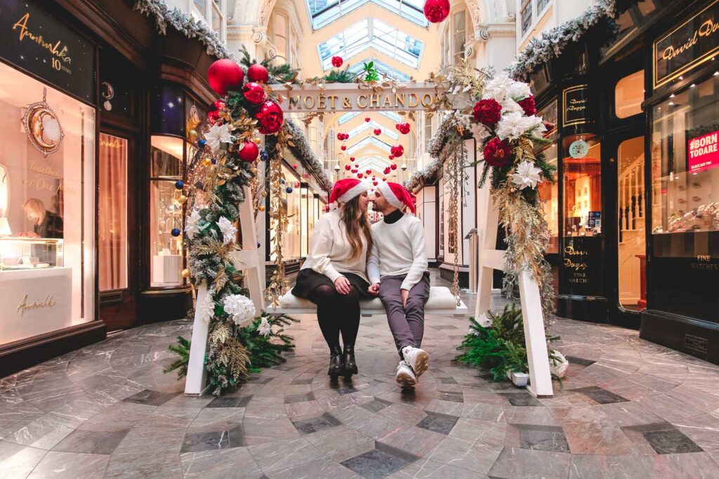 Burlington Arcade Christmas shopping in London