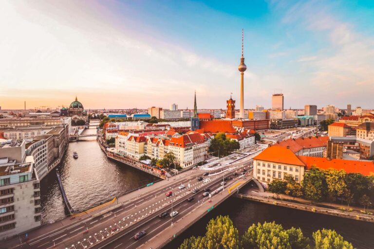 Incredible views of Berlin in spring