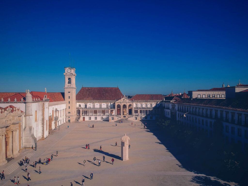 Weekend breaks in Portugal | 10 Perfect locations to visit in Portugal 10 Main square of Coimbra University in Portugal