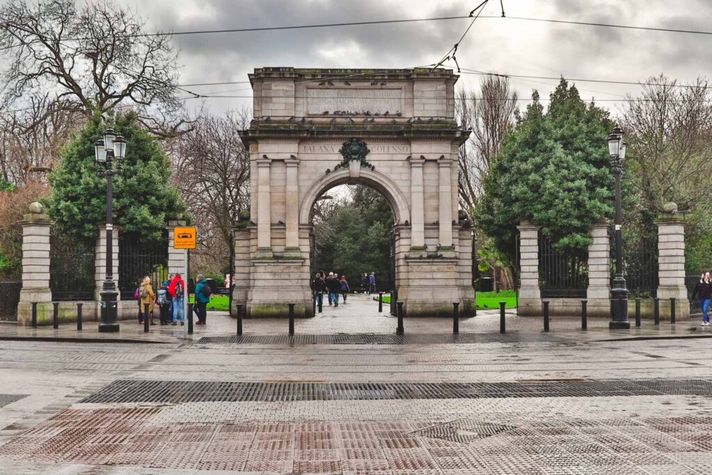 Fusiliers arch Dublin - Instagrammable places in Dublin