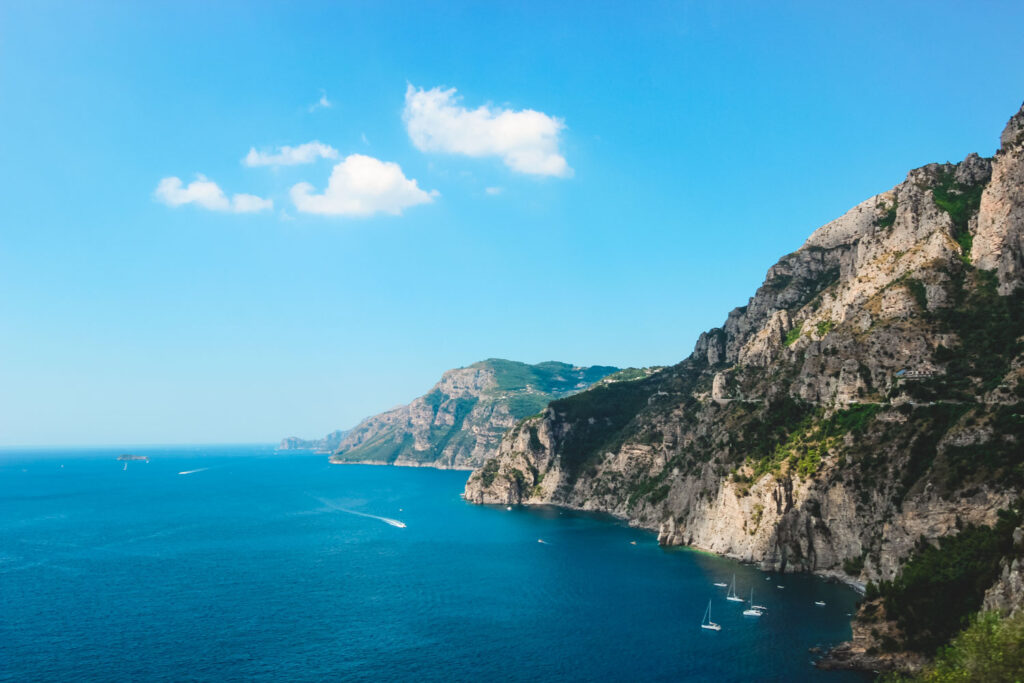 Spring in Italy: A trusted guide to 20 best places to visit and things to do 6 Positano view from the coast - Most instagrammable places in Positano Italy