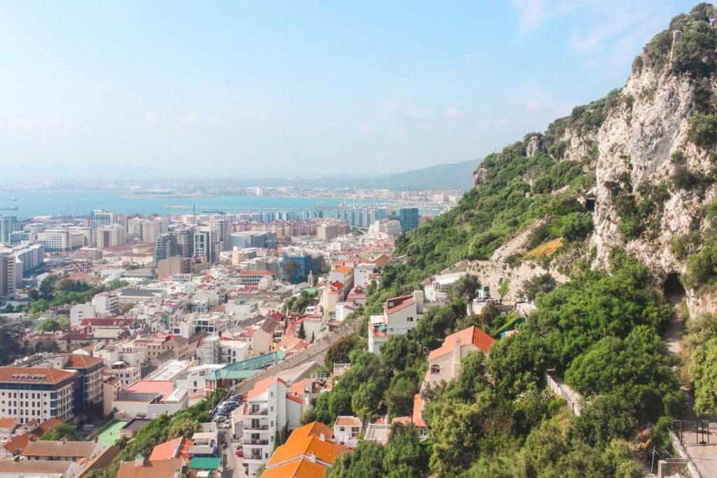 Gibraltar view from the rock - Enjoy the best things to do in Gibraltar