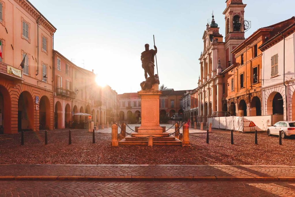 Roam around Guastalla city centre