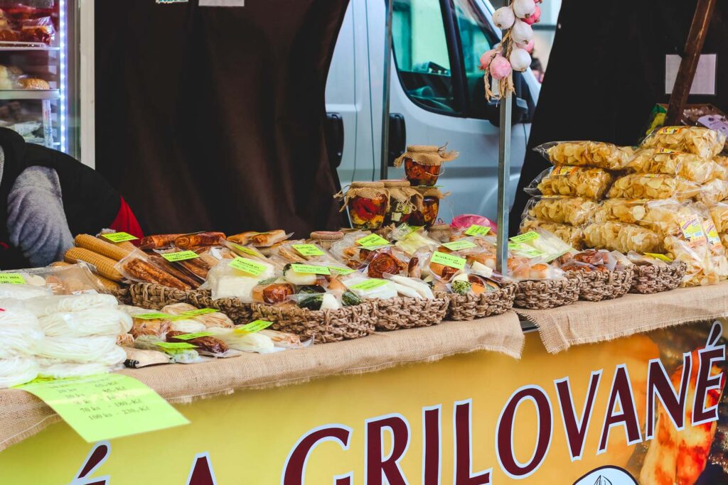 Brno markets - typical food to try in Brno