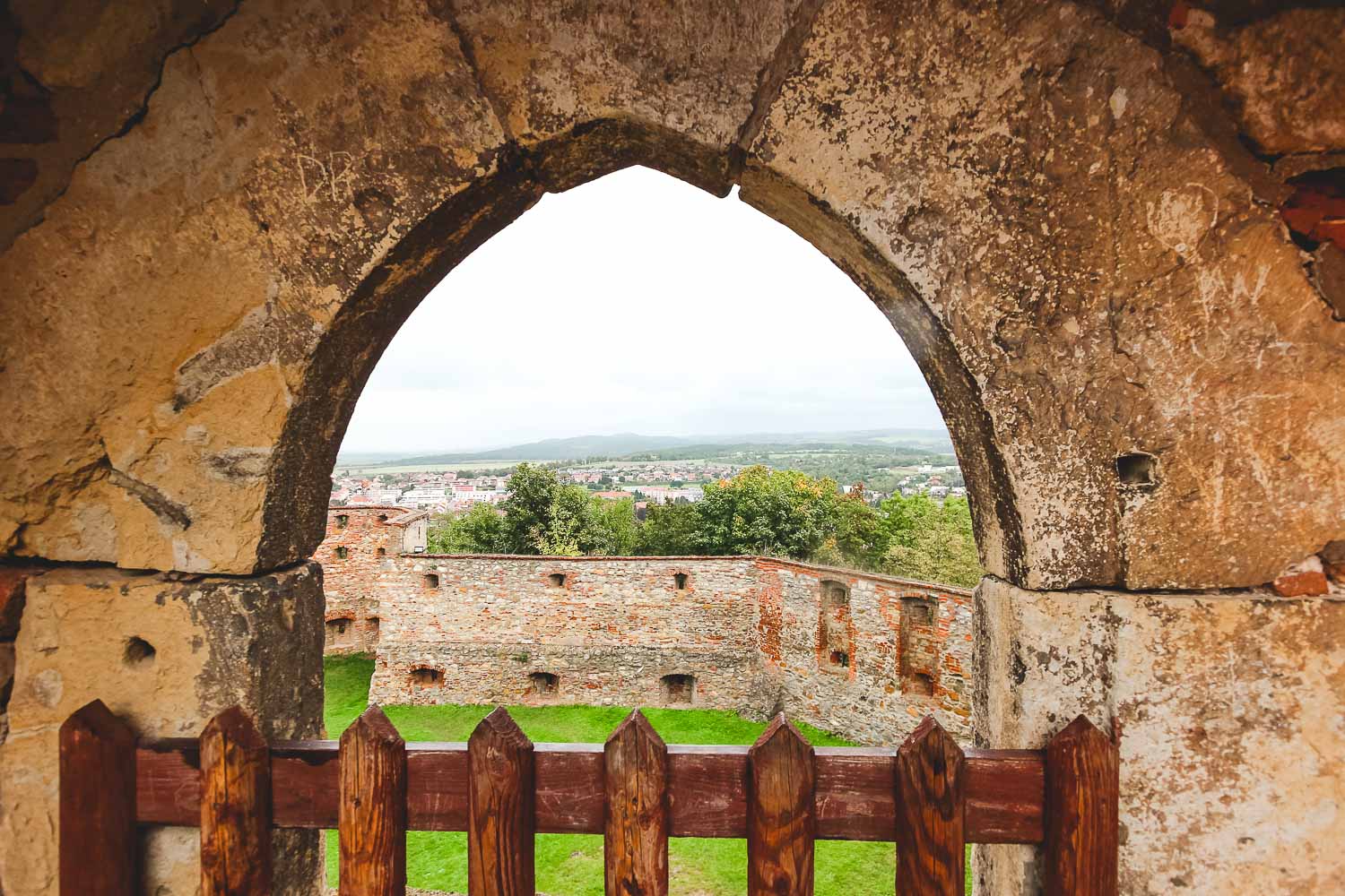 10 Best day trips from Brno, Czech Republic 5 Boskovice castle - Admiring the beautiful view over South Moravia region