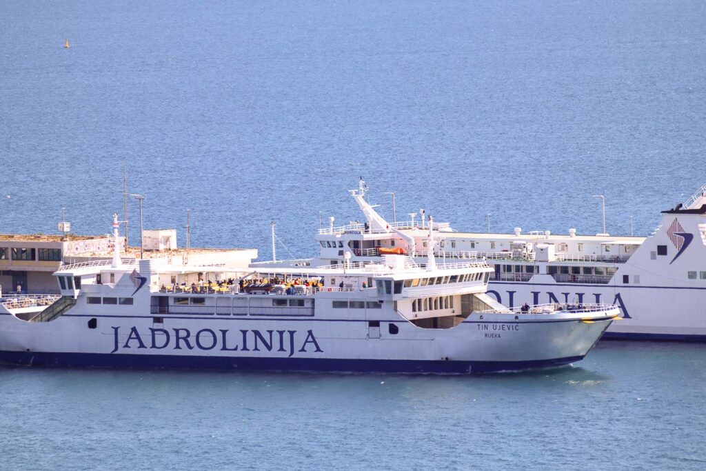 Jadrolinija Ferry in Split, Croatia