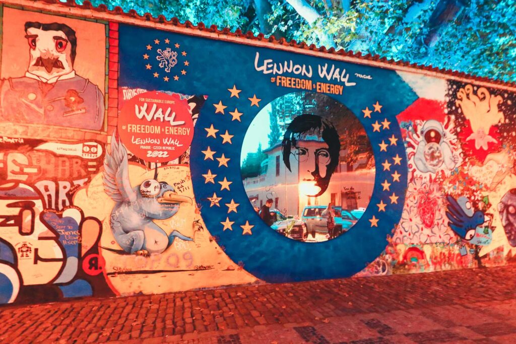 John Lennon wall - Insatgrammable and colorful streets in Prague