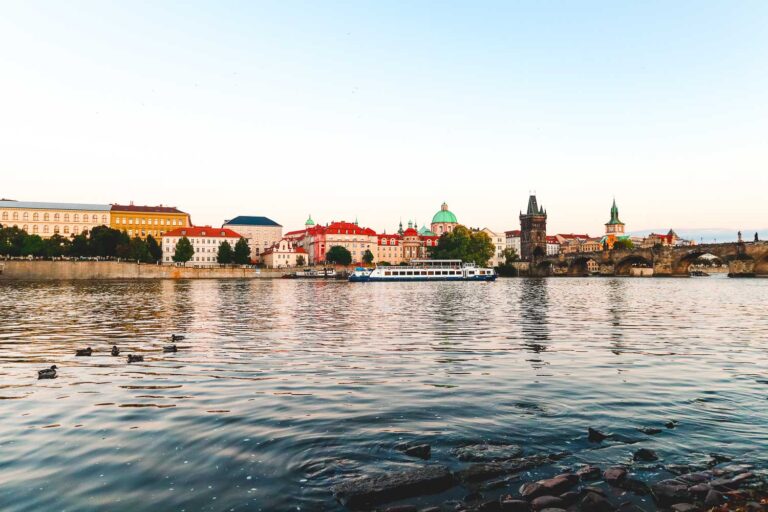 River Bank in Prague Spot - Prague best photo spots