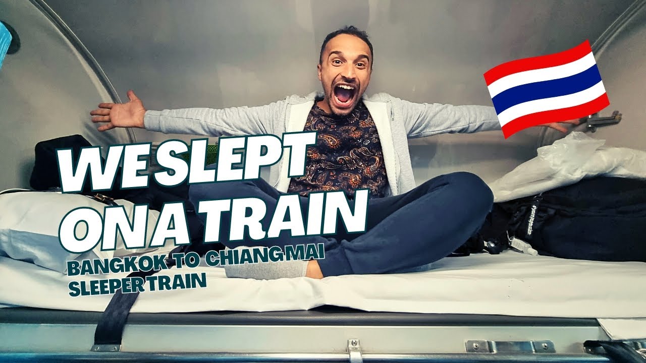 Bangkok to Chiang Mai sleeper train video - Passport and Stamps