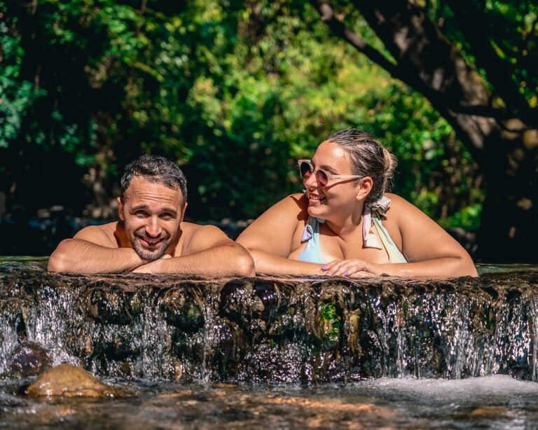 Pai natural pool and hot spring