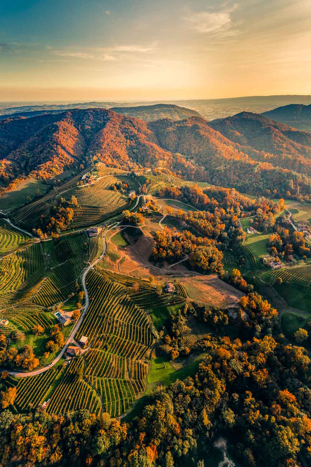 Italian valleys traditional wineries and cellars