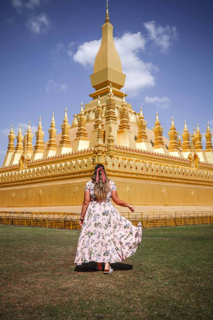 How to spend two weeks in Laos - Vientiane Golden Temple - Pha That Luang Vientiane - Is Vientiane worth visiting?