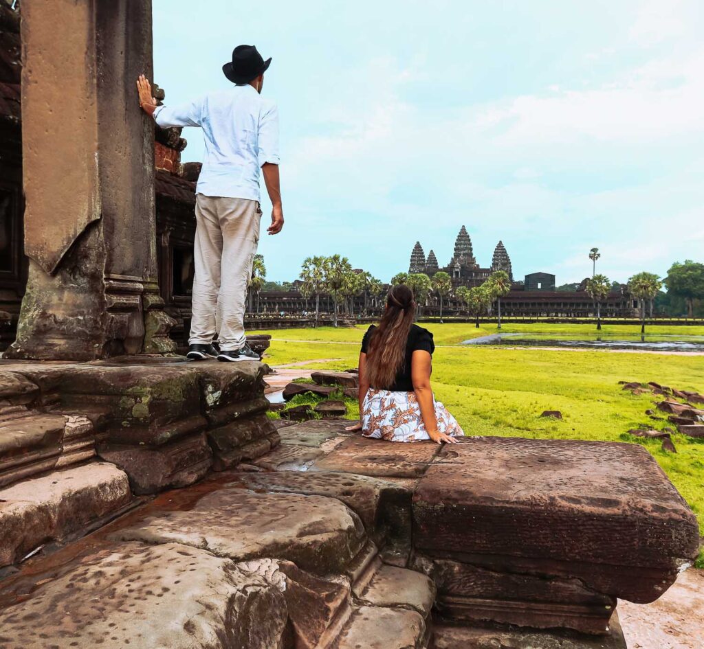 Sunrise at Angkor Wat Temple in Cambodia