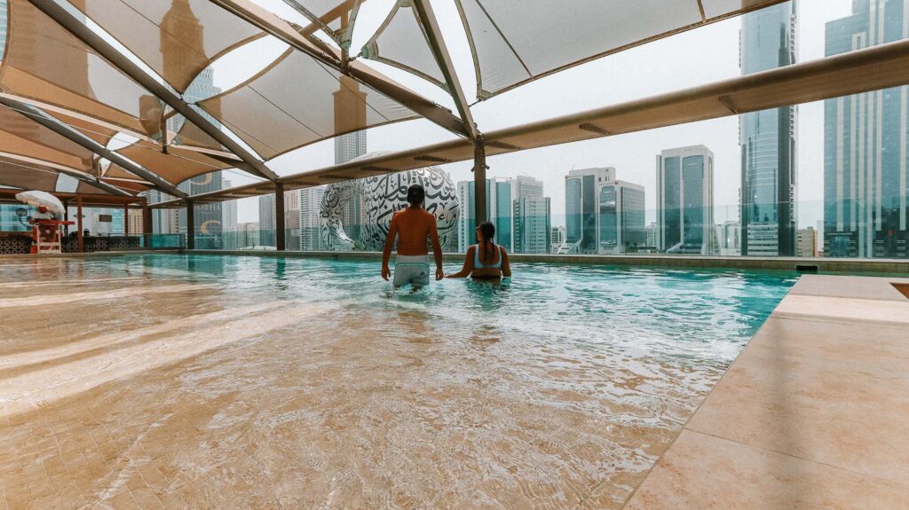 Dubai best pool view - 25 hours hotel Dubai