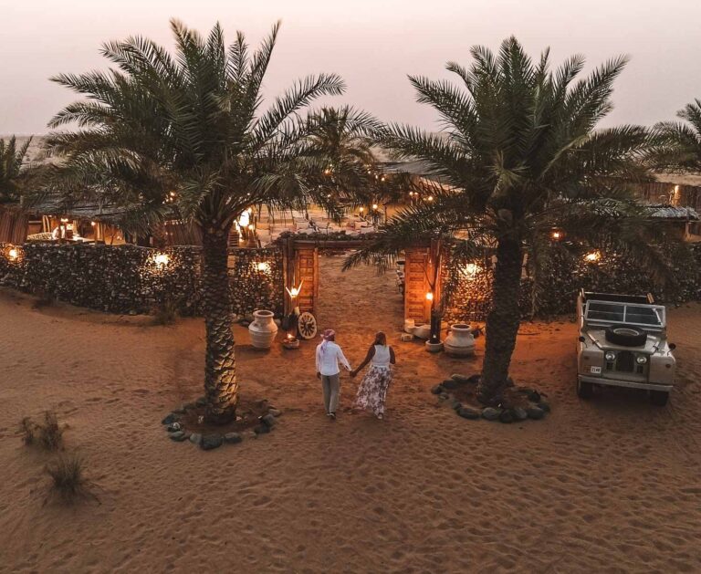 Dubai nature desert reserve - Bedouin Campview - Best desert Safari Dubai