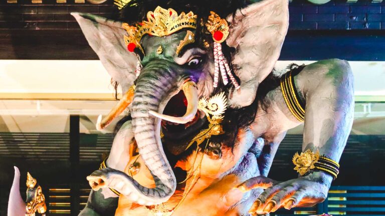 Ogoh-Ogoh Parade in Bali for Nyepi Day