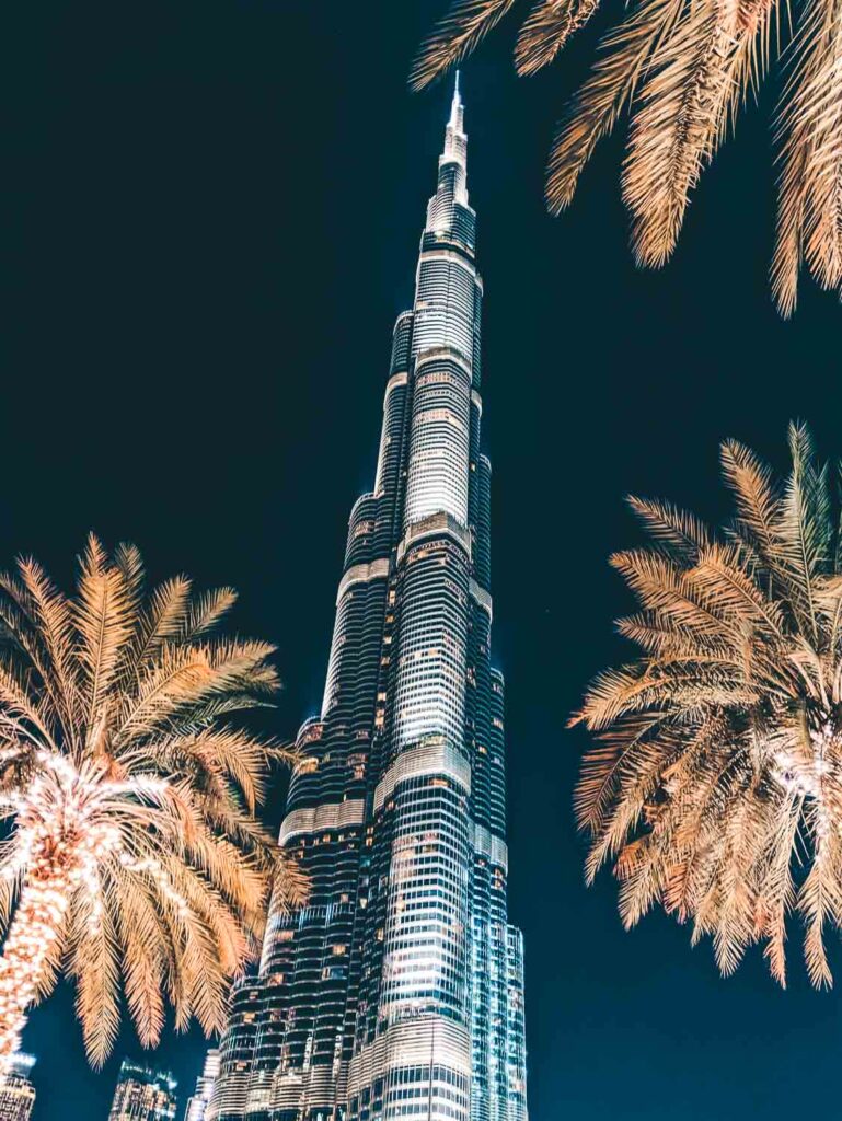 Burj Khalifa view by night