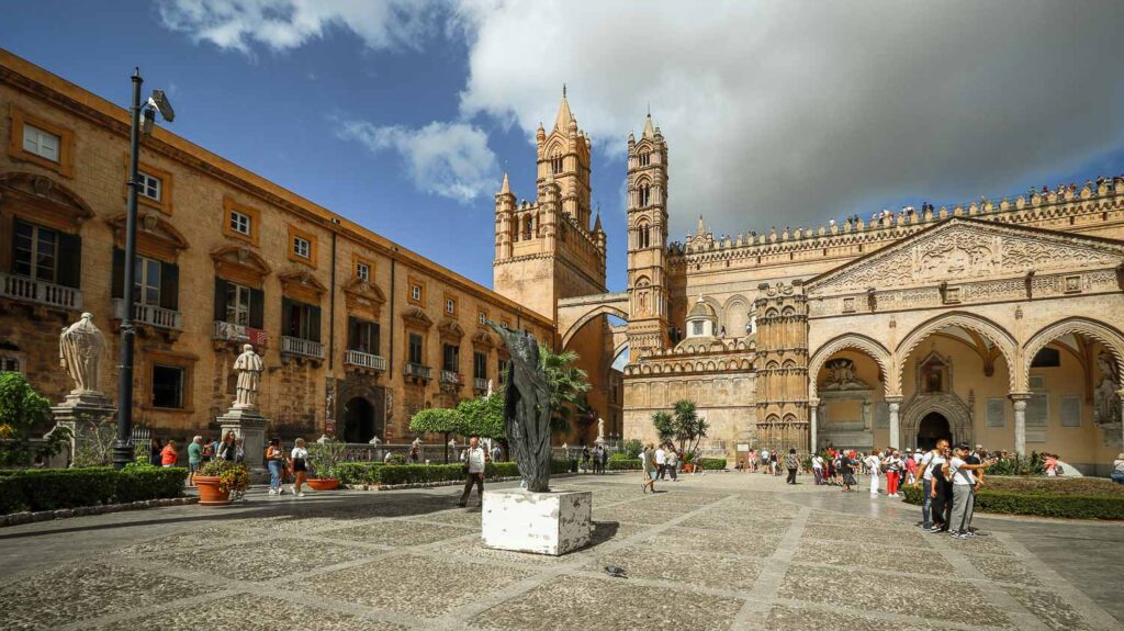 Cathedral Square in Palermo one of the best places to visit in Palermo in one day