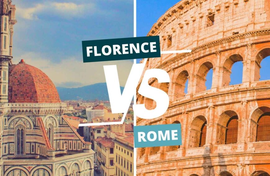 Rome or Florence which italian city visit for the first time
