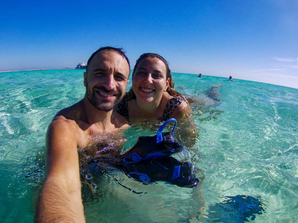 A snorkelling tour to the white island or also known as the island that doesn't exist is one of the best things to do in Sharm El Sheikh