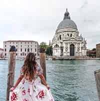 Venice hidden Pier with Basilica photo