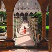 ST Chiara Monastery Naples - Most beautiful courtyards to visit in Naples